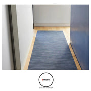Chilewich: Rib Weave Woven Vinyl Indigo Blue Rugs by Chilewich Chilewich