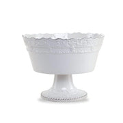 Renaissance White Stemmed Fruit Bowl, 8" by Arte Italica Dinnerware Arte Italica