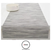 Chilewich: Rib Weave Woven Vinyl Table Runner, 14" x 72" Chilewich Pearl