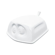 Faces European Porcelain Butter Dish Vase Smile Germany