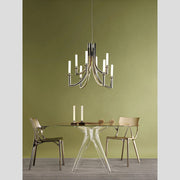 Kartell: Polished Champagne Khan Chandelier by Philippe Starck Kartell 