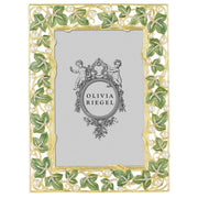 Ivy Gold and Enamel Photo Frame by Olivia Riegel Picture Frames Olivia Riegel 4" x 6"