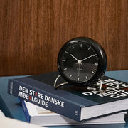 City Hall Alarm Clock, Black by Arne Jacobsen Rosendahl
