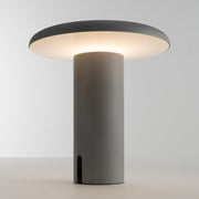 Takku Portable LED Table Lamp, Anodized Grey by Foster and Partners for Artemide Lighting Artemide 