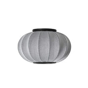 Knit-Wit 45 Oval Wall or Ceiling Lamp, 17.7" by ISKOS-BERLIN for Made by Hand Lighting Made by Hand Silver 