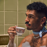 Florentine Mixed Teacup & Saucer, Set of 6 by Wedgwood