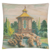 Bower of Roses Forest 20" Square Throw Pillow by John Derian for Designers Guild Throw Pillows Designers Guild 