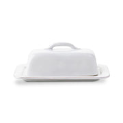 Juliska Puro Classic Whitewash Butter Dish, 7.75"