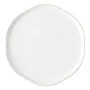 Juliska Berry and Thread Serveware Whitewash 14" Ceramic Cake Pedestal Stand, 14" platter