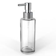 Decor Walther TT Porter Clear Glass Liquid Soap Dispenser, 6.75 oz. Soap Dishes & Holders Decor Walther Chrome 