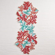 Coral Spray Table Runner, 36.75" by Kim Seybert Table Runners Kim Seybert