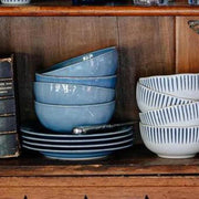 Juliska Puro Chambray Coupe Bowl, 1.2 qt. in cupboard