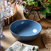 Juliska Puro Chambray Coupe Bowl, 1.2 qt. on table