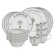 Juliska L'Amour Toujours Classic Whitewash 16 pc. Set