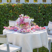 Fringe Linen Tablecloth, 110" x 50" by Kim Seybert Tablecloths Kim Seybert