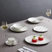 Gio Platinum Salad Plate, 8" by Wedgwood Dinnerware Wedgwood