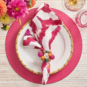 Ikat Linen 21" Napkins, Set of 4 by Kim Seybert Napkins Kim Seybert