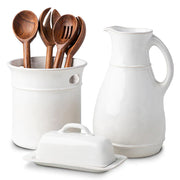 Juliska Puro Classic Whitewash Essential Accessories Set, 3 pc. with utensils