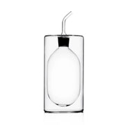 Ichendorf Milano Cilindro Clear Glass Double-walled Olive Oil and Vinegar Bottle 10.1 oz single image