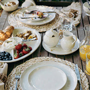 Juliska Puro Classic Whitewash Sugar Pot 11 oz. table set