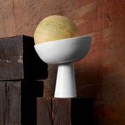 Terra Porcelain Bowl on Stand, Stone by L'Objet Decorative Bowls L'Objet 