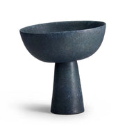 Terra Porcelain Bowl on Stand, Iron by L'Objet Decorative Bowls L'Objet Small 7.75" H 