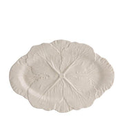 Cabbage Oval Platter, 14.75" by Bordallo Pinheiro Serving Tray Bordallo Pinheiro Cream 