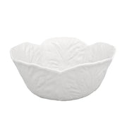 Cabbage Tall Salad Bowl by Bordallo Pinheiro Dinnerware Bordallo Pinheiro Cream