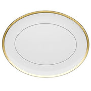 Domo Gold Large Oval Platter by Vista Alegre Platter Vista Alegre