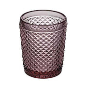 Bicos Old Fashioned Glasses, 9.5 oz., Set of 4 by Vista Alegre Glassware Vista Alegre Pink