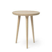 Accent Table, 17.7" x 21.6" by Space Copenhagen for Mater Furniture Mater Matte Lacquered Oak 