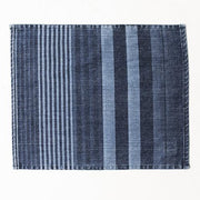 American Denim Regimental Stripe Rectangular Placemat by Mi Cocina Placemat Mi Cocina