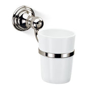 Classic WMC Wall-Mounted Tumbler or Toothbrush Holder by Decor Walther Decor Walther Polished Nickel 