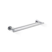 Basic HTD65 Wall-Mounted Double Towel Rack, 25.6" by Decor Walther Towel Racks & Holders Decor Walther Chrome 