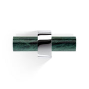 Century HAK2 Wall-Mounted Double Hook by Decor Walther Decor Walther Chrome Green Marble 
