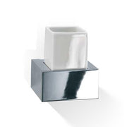 Brick WMG Wall-Mounted Tumbler or Toothbrush Holder by Decor Walther Bathroom Decor Walther Chrome 