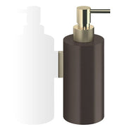 Club SP3 Wall-Mounted Liquid Soap Dispenser by Decor Walther Decor Walther Dark Bronze/Gold Matte 