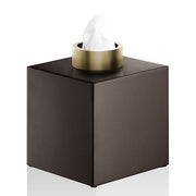 Club KB Tissue Box Cover by Decor Walther Decor Walther Bronze 