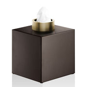 Club KB Tissue Box Cover by Decor Walther Decor Walther Bronze