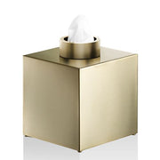 Club KB Tissue Box Cover by Decor Walther Decor Walther Matte Gold