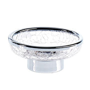Crack CRSTS Glass Soap Dish by Decor Walther Decor Walther Chrome 