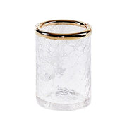 Crack BER Glass Tumbler or Toothbrush Holder by Decor Walther Decor Walther Gold 