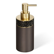 Rocks SSP1 Swarovski Crystal Liquid Soap Dispenser by Decor Walther Decor Walther Dark Bronze/Matte Gold 
