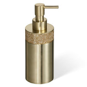 Rocks SSP1 Swarovski Crystal Liquid Soap Dispenser by Decor Walther Decor Walther Matte Gold 