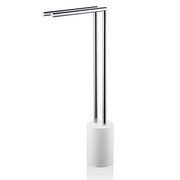 Stone Free Standing Towel Holder by Decor Walther Decor Walther White Chrome