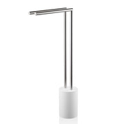 Stone Free Standing Towel Holder by Decor Walther Decor Walther White Stainless Steel Matte