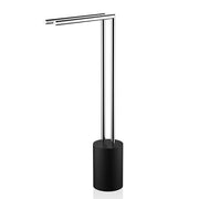 Stone Free Standing Towel Holder by Decor Walther Decor Walther Black Chrome