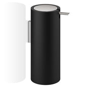 Stone WSP Wall-Mounted Soap Dispenser by Decor Walther Decor Walther Black Stainless Steel Matte
