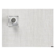Chilewich: Wave Woven Vinyl Placemats Set of 4 & Runners Placemats Chilewich Rectangle Grey