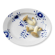 Blue Fluted Mega Oval Platter by Royal Copenhagen Dinnerware Royal Copenhagen 14.25" 